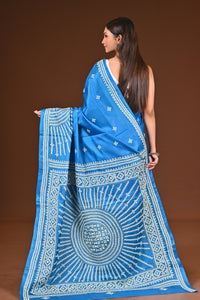 PURE  SILK KANTHA SAREE