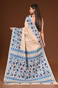 PURE  SILK KANTHA SAREE