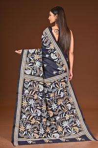 PURE  SILK KANTHA SAREE