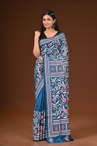 PURE  SILK KANTHA SAREE