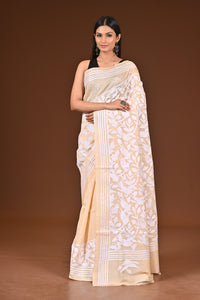 PURE  SILK KANTHA SAREE