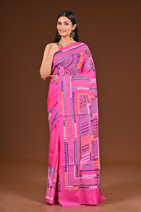 PURE  SILK KANTHA SAREE