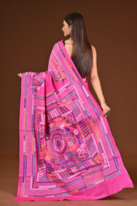 PURE  SILK KANTHA SAREE