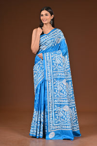 PURE  SILK KANTHA SAREE
