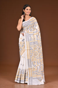 PURE  SILK KANTHA SAREE