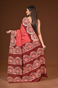 PURE COTTON HAND BATIK SAREE