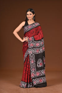 PURE COTTON HAND BATIK SAREE