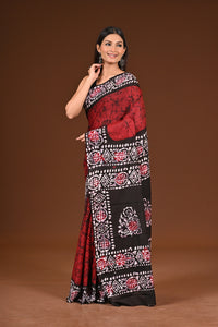 PURE COTTON HAND BATIK SAREE