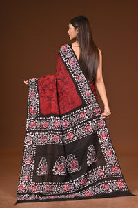 PURE COTTON HAND BATIK SAREE