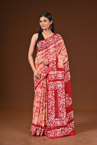 PURE COTTON HAND BATIK SAREE