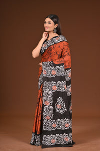 PURE COTTON HAND BATIK SAREE