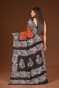 PURE COTTON HAND BATIK SAREE