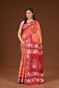 PURE COTTON HAND BATIK SAREE