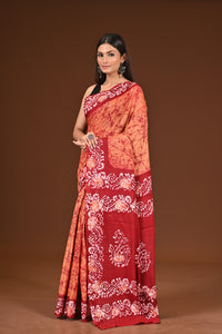 PURE COTTON HAND BATIK SAREE