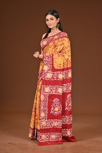 PURE COTTON HAND BATIK SAREE