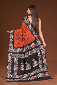 PURE COTTON HAND BATIK SAREE