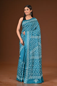 PURE  SILK KANTHA SAREE