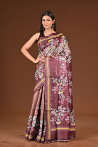 PURE  SILK KANTHA SAREE