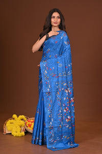 MEGHADUTI BLENDED SILK KANTHA SAREE