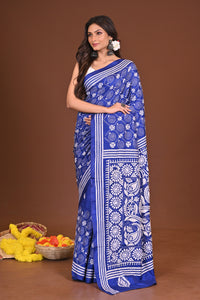 MOHONAMANTRA BLENDED SILK KANTHA SAREE