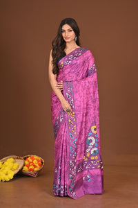 MRIDULA BLENDED SILK KANTHA SAREE