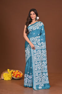 NANDINI BLENDED SILK KANTHA SAREE
