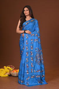 NEELPADMA BLENDED SILK KANTHA SAREE