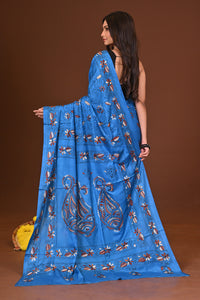 NEELPADMA BLENDED SILK KANTHA SAREE