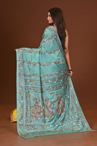 PRABHATPRIYA BLENDED SILK KANTHA SAREE