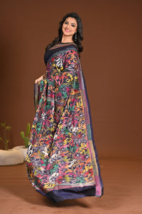 PURE SILK KANTHA SAREE