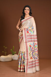 PURE SILK KANTHA SAREE