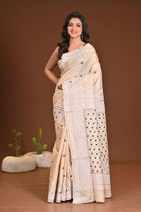 PURE SILK KANTHA SAREE