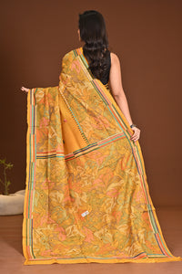 PURE SILK KANTHA SAREE