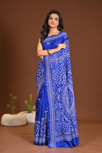 PURE SILK KANTHA SAREE