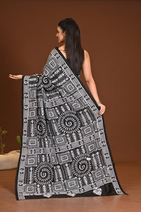 PURE SILK KANTHA SAREE