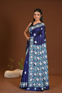 PURE SILK KANTHA SAREE
