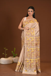 PURE SILK KANTHA SAREE