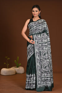 PURE SILK KANTHA SAREE