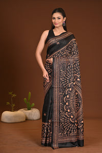 PURE SILK KANTHA SAREE