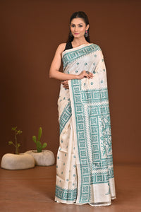 PURE SILK KANTHA SAREE