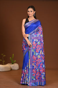 PURE SILK KANTHA SAREE