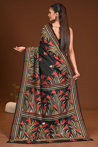 PURE SILK KANTHA SAREE