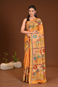 PURE SILK KANTHA SAREE