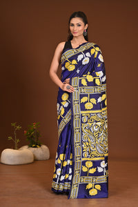 PURE SILK KANTHA SAREE