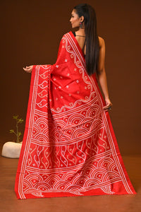 PURE SILK KANTHA SAREE