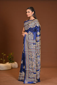 PURE SILK KANTHA SAREE