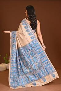 PURE SILK KANTHA SAREE