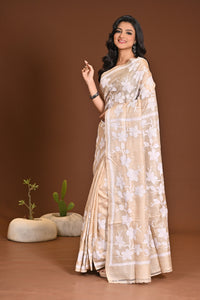 PURE SILK KANTHA SAREE