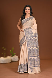 PURE SILK KANTHA SAREE