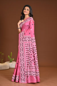 PURE SILK KANTHA SAREE